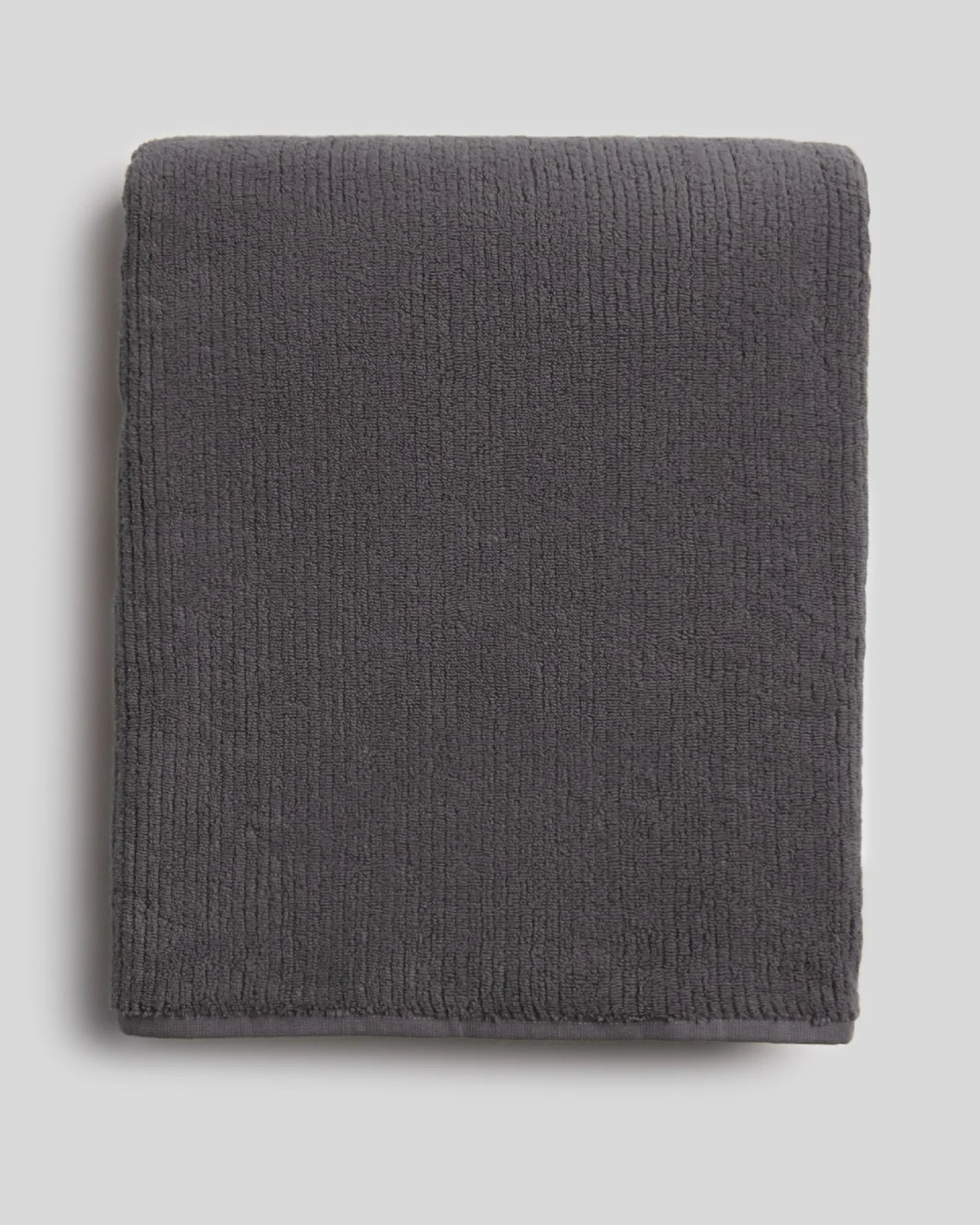 Dark Grey Soft Rib Towels