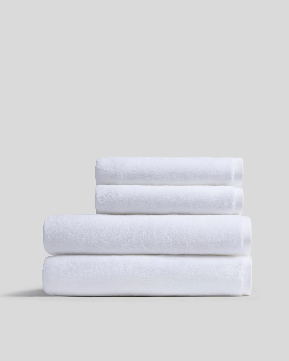 2+2 White Organic Plush Bath Bundle