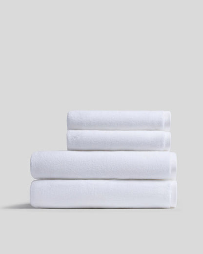 2+2 White Organic Plush Bath Bundle
