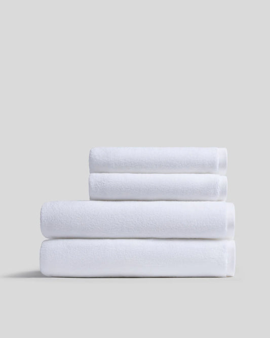 2+2 White Organic Plush Bath Bundle