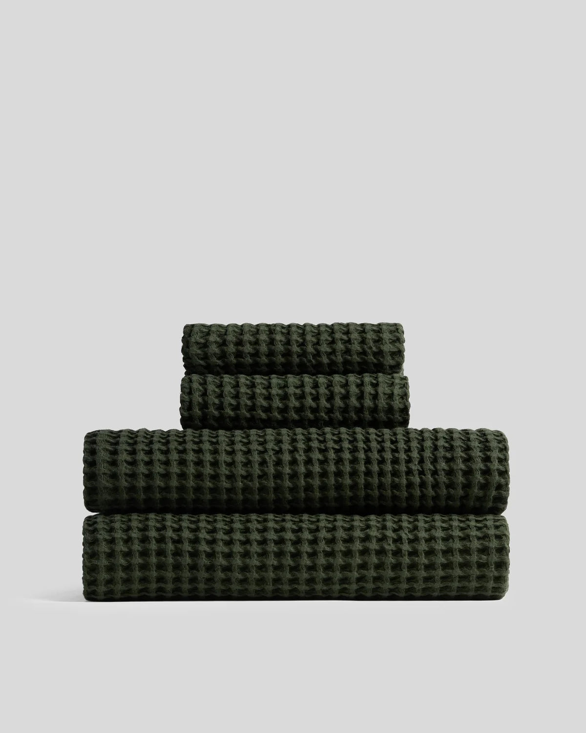 2+2 Evergreen Waffle Bath Bundle