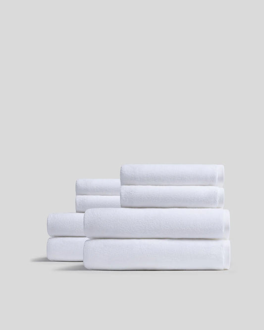 4+4 White Organic Plush Bath Bundle