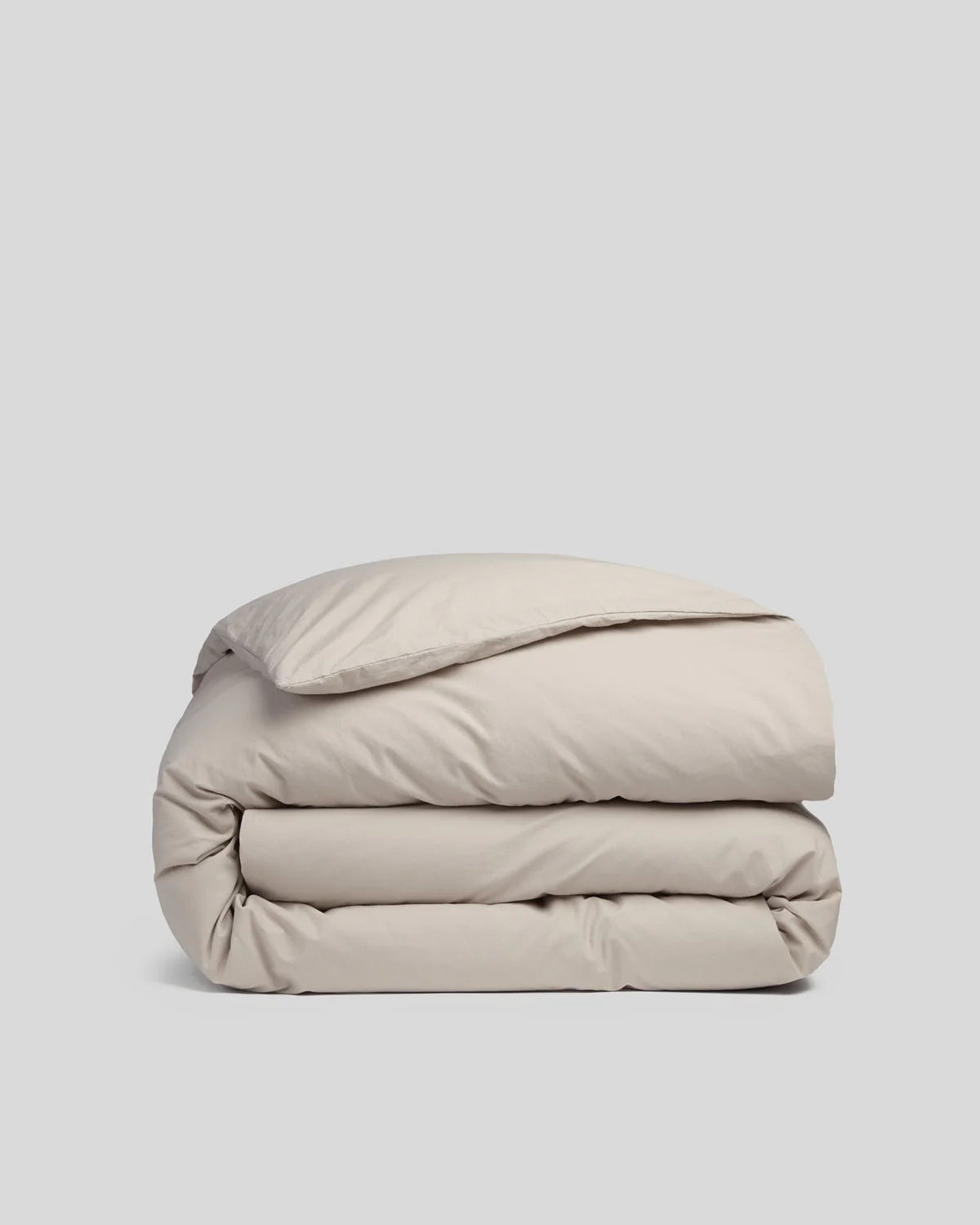 Bone Brushed Cotton Duvet Cover