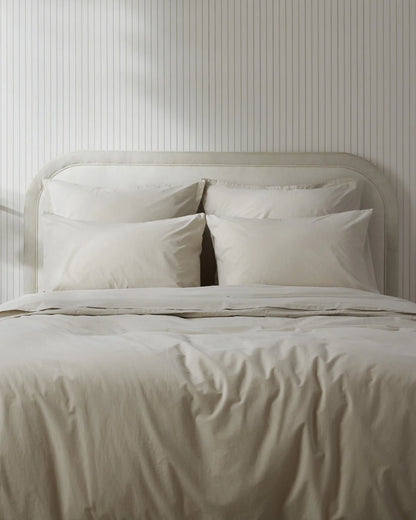 Bone Brushed Cotton Duvet Cover