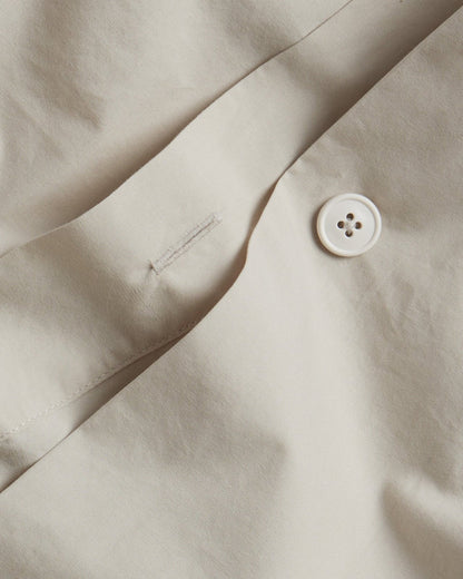 Bone Brushed Cotton Duvet Cover