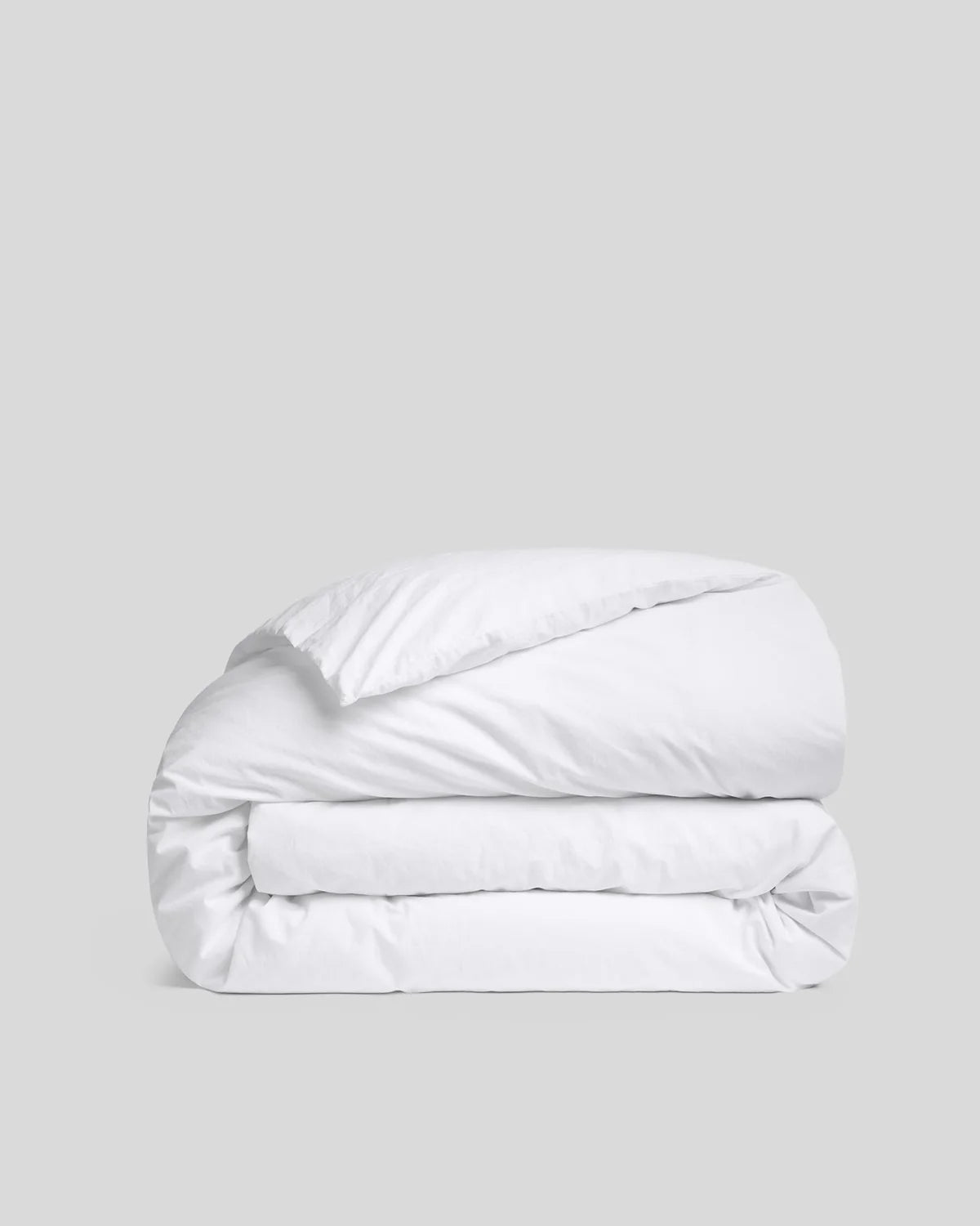 White Brushed Cotton Duvet Cover