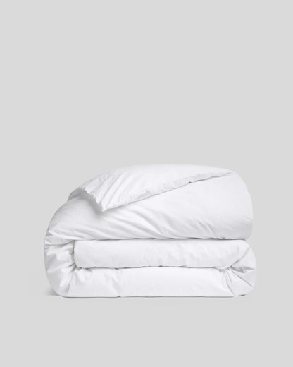 White Brushed Cotton Duvet Cover