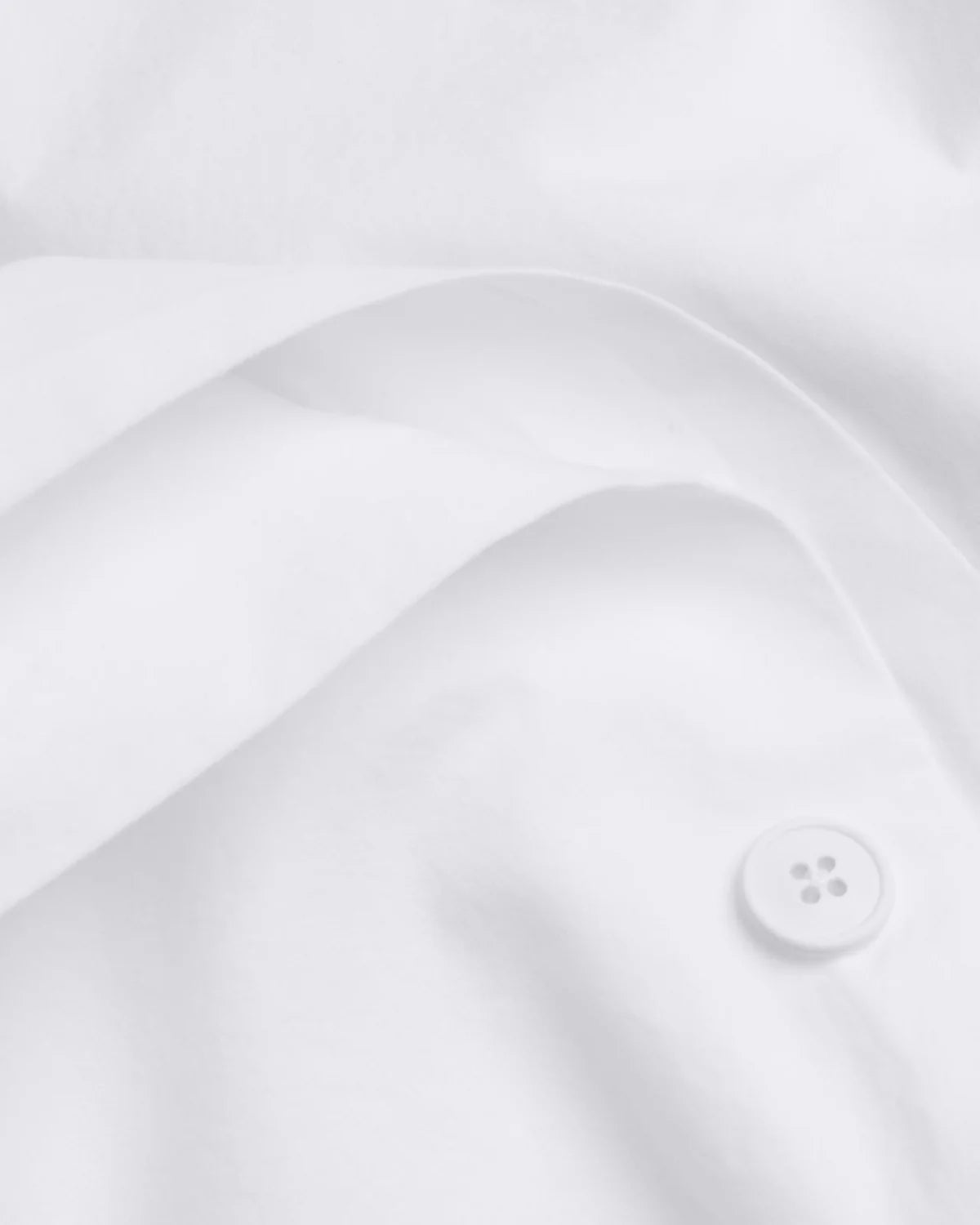 White Brushed Cotton Duvet Cover