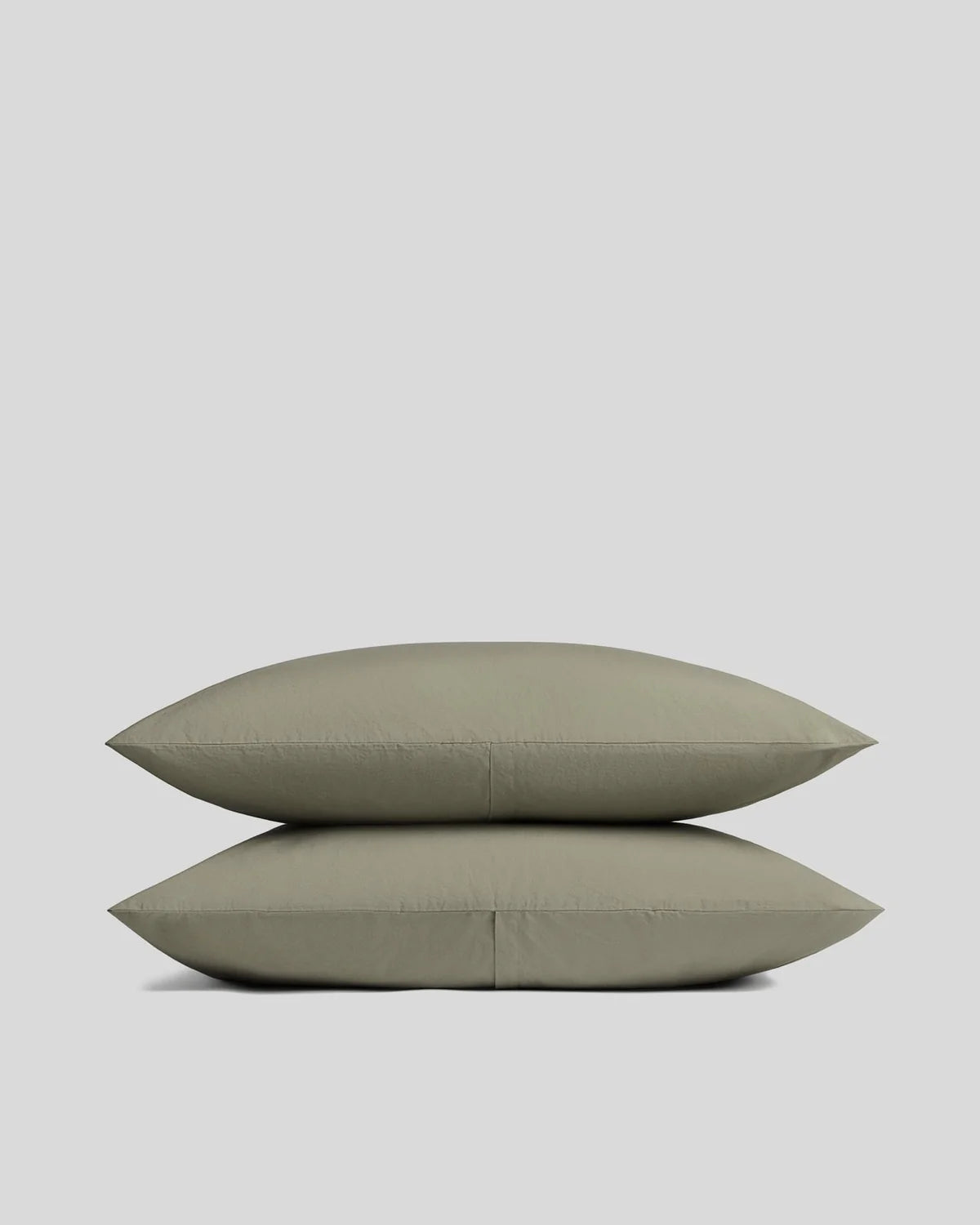 Moss Brushed Cotton Pillowcase Set
