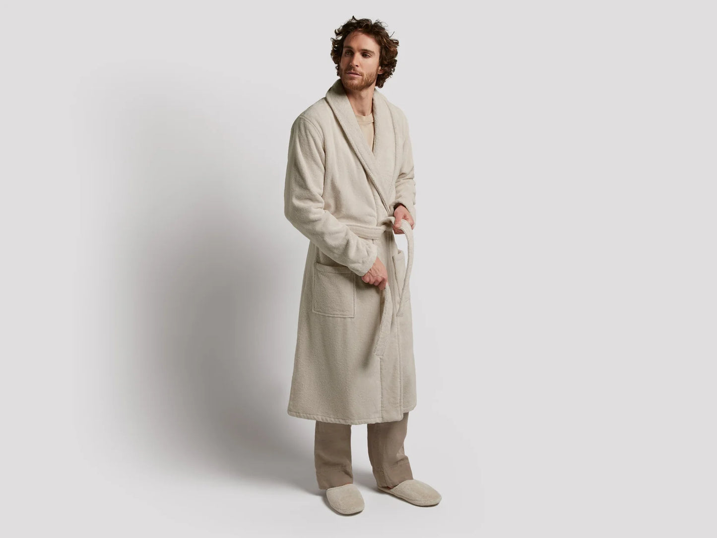 Bone Classic Turkish Cotton Robe