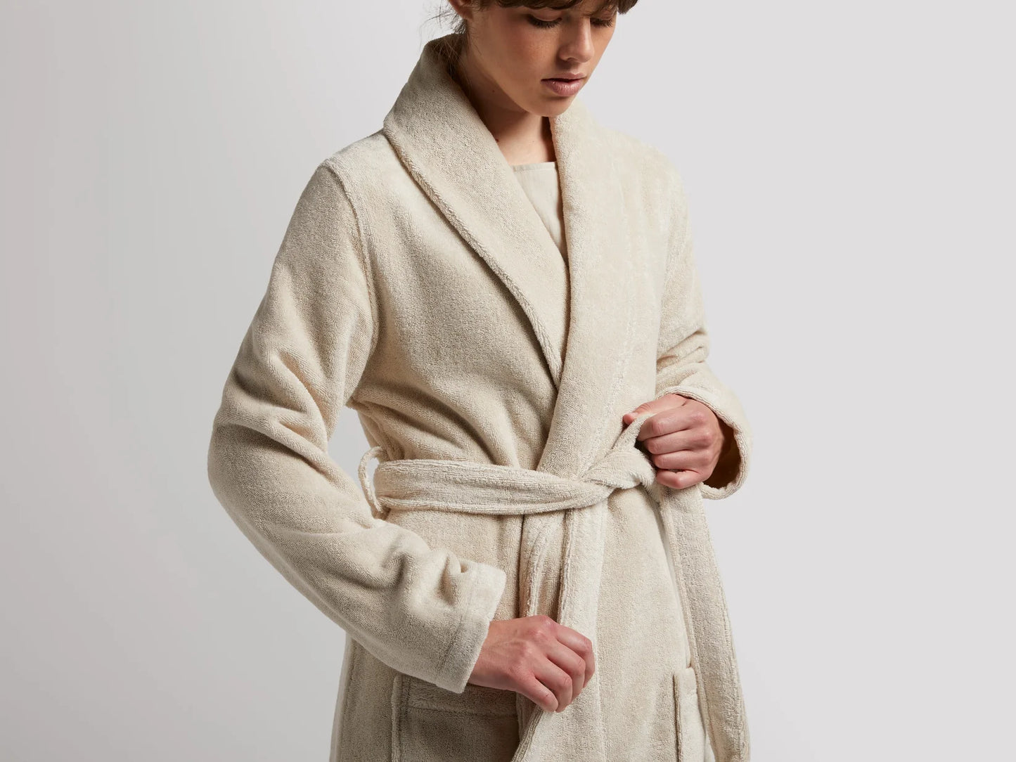 Bone Classic Turkish Cotton Robe