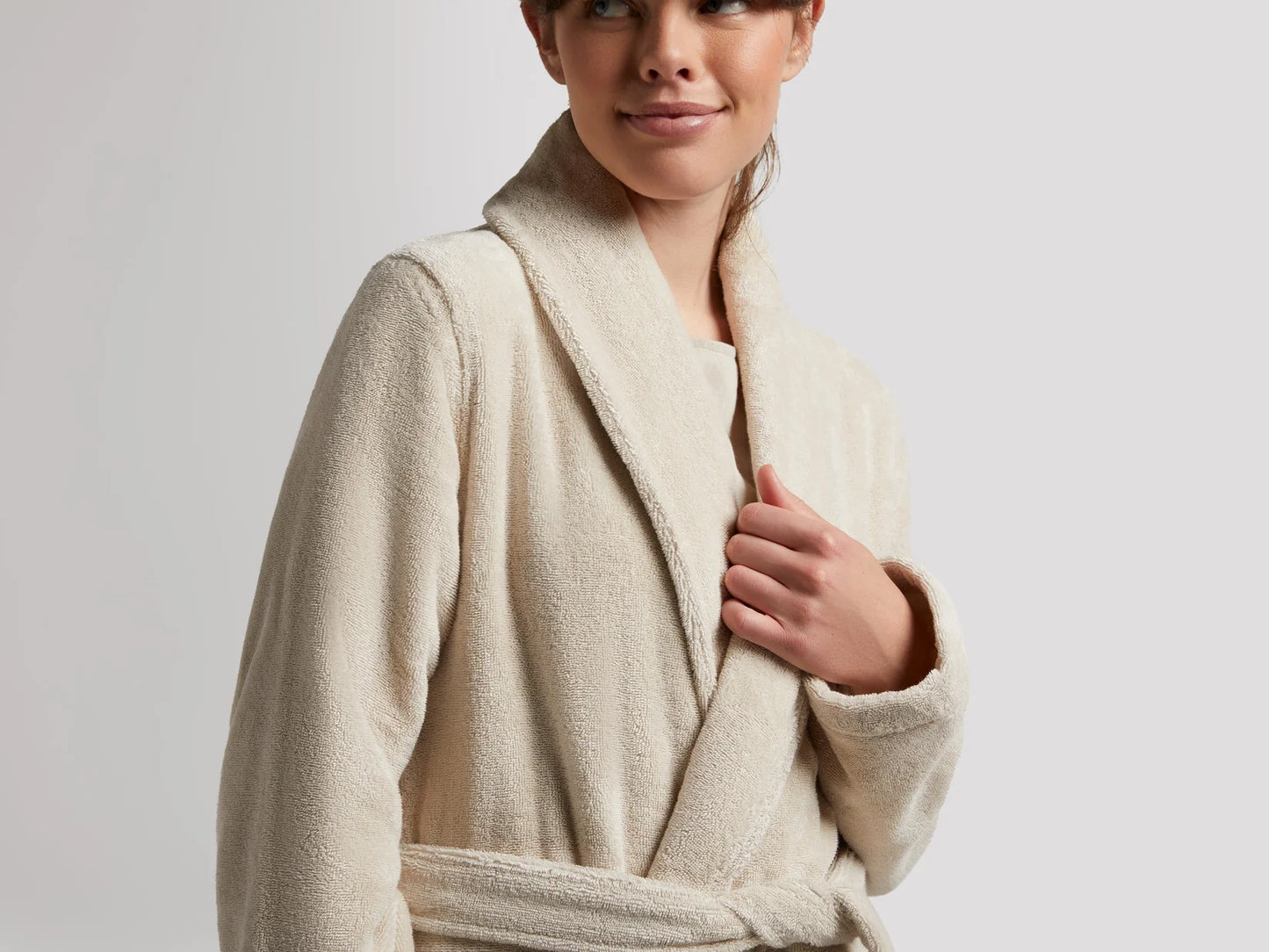 Bone Classic Turkish Cotton Robe