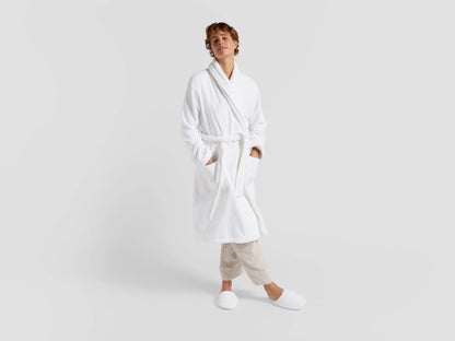 White Classic Turkish Cotton Robe