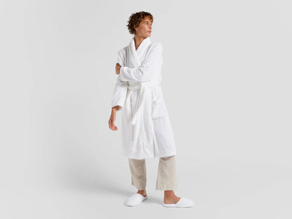 White Classic Turkish Cotton Robe