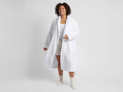 White Classic Turkish Cotton Robe