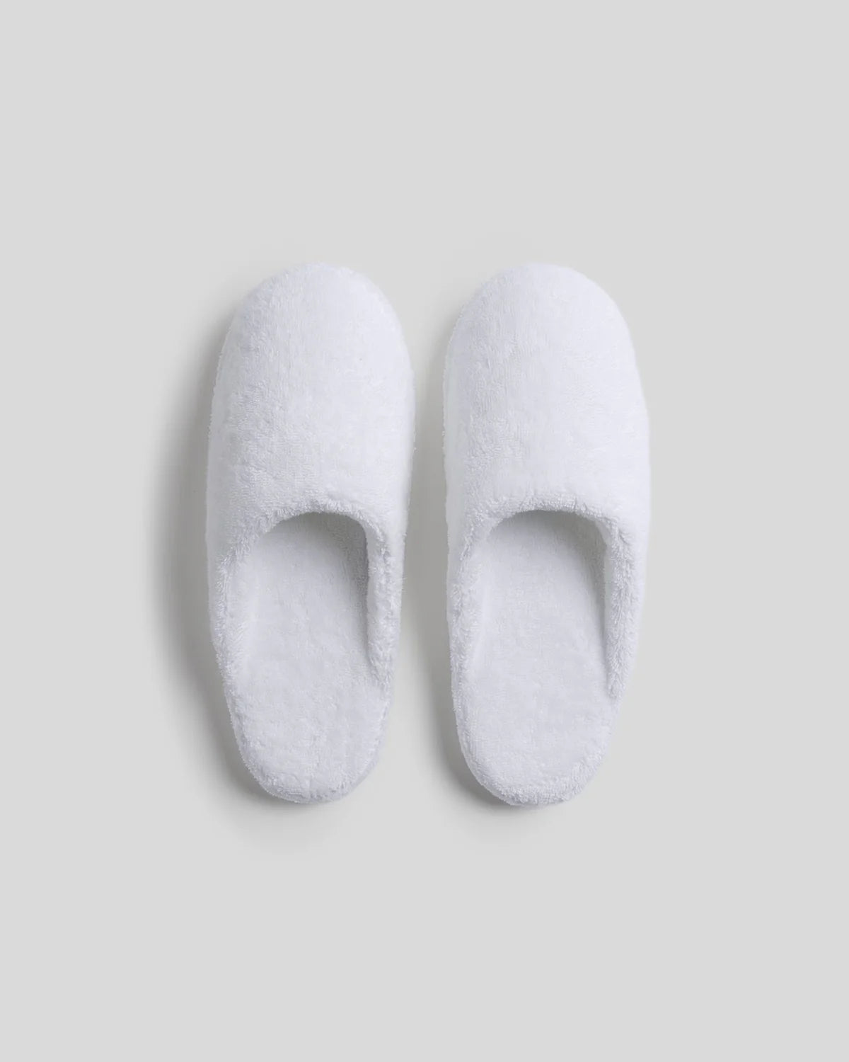 White Classic Turkish Cotton Slippers