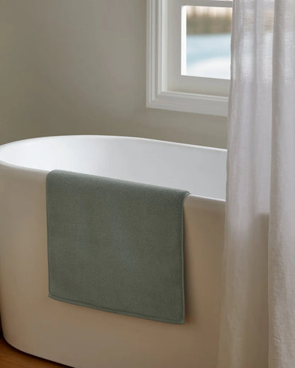 Sage Classic Turkish Cotton Tub Mat