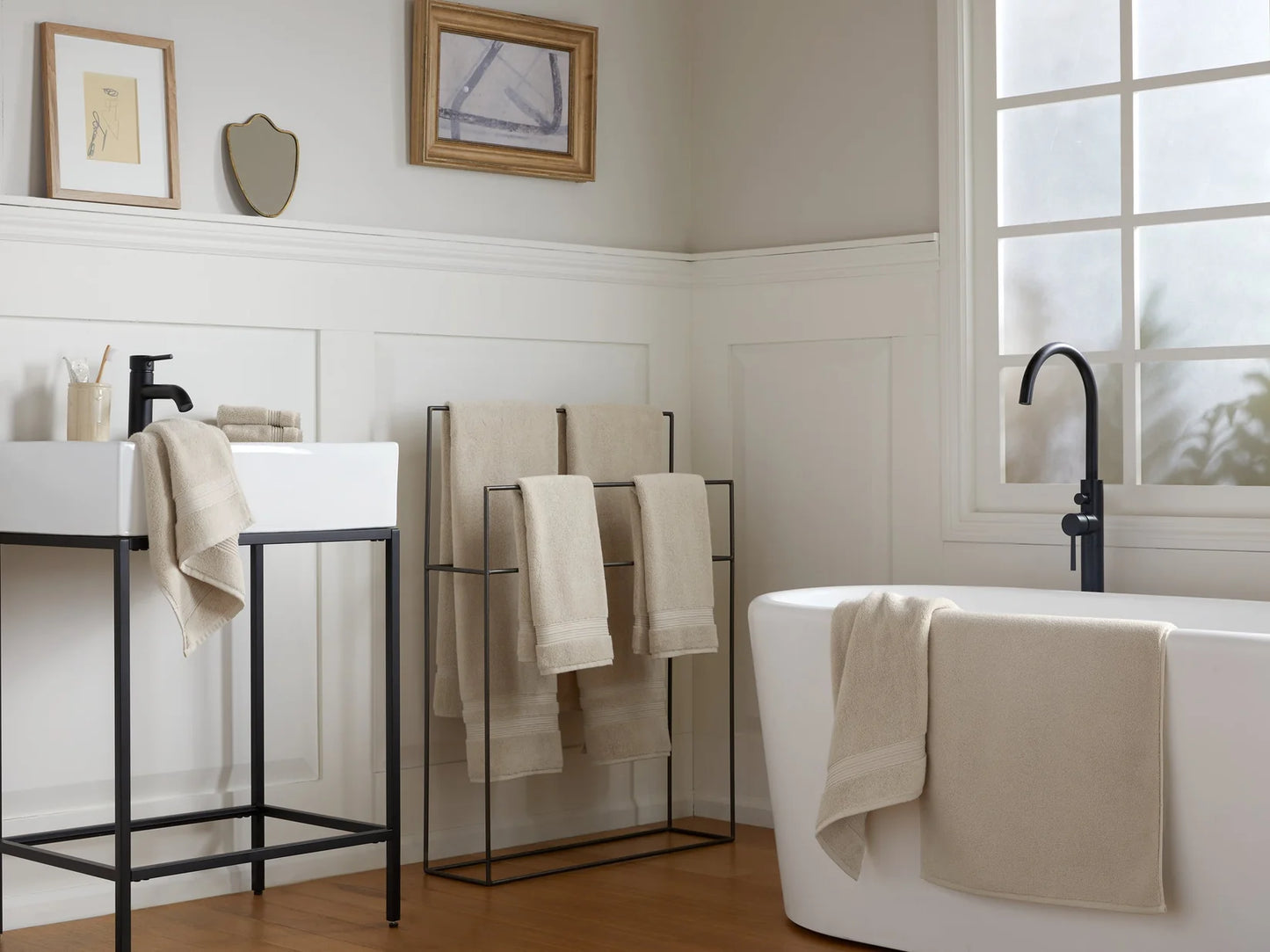 2+2 Bone Classic Turkish Cotton Bath Bundle