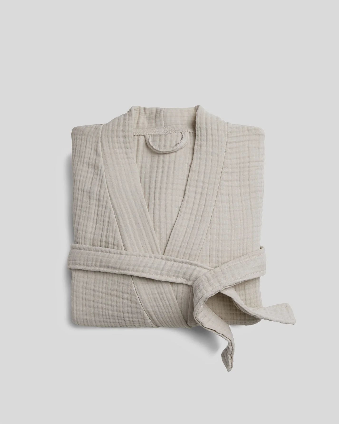 Bone Cloud Cotton Robe