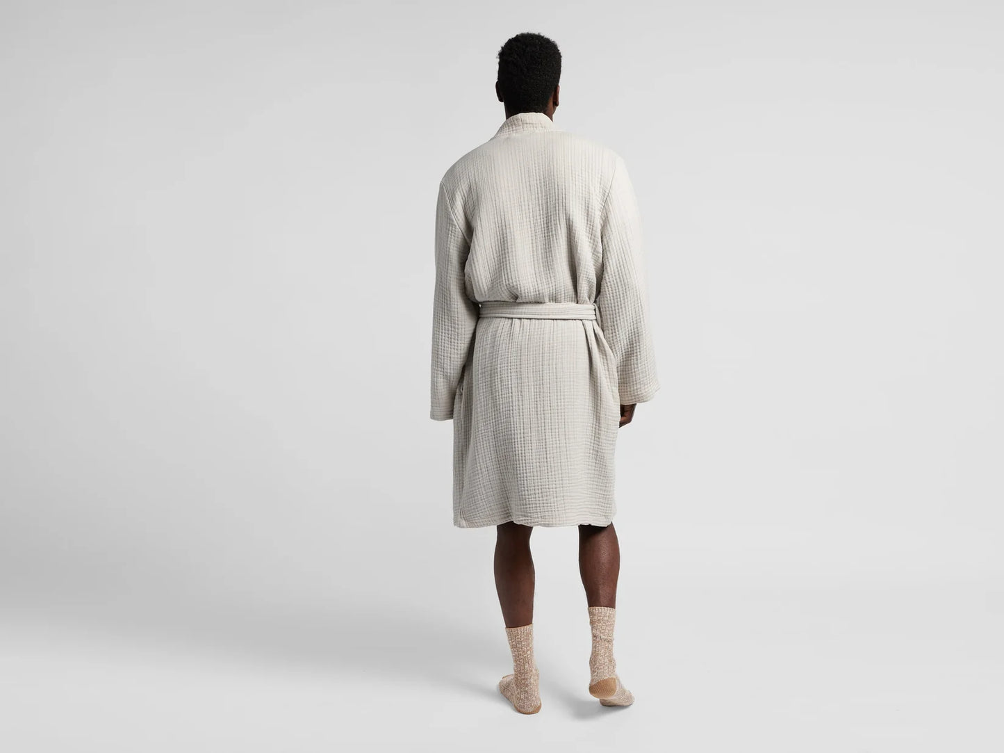 Bone Cloud Cotton Robe