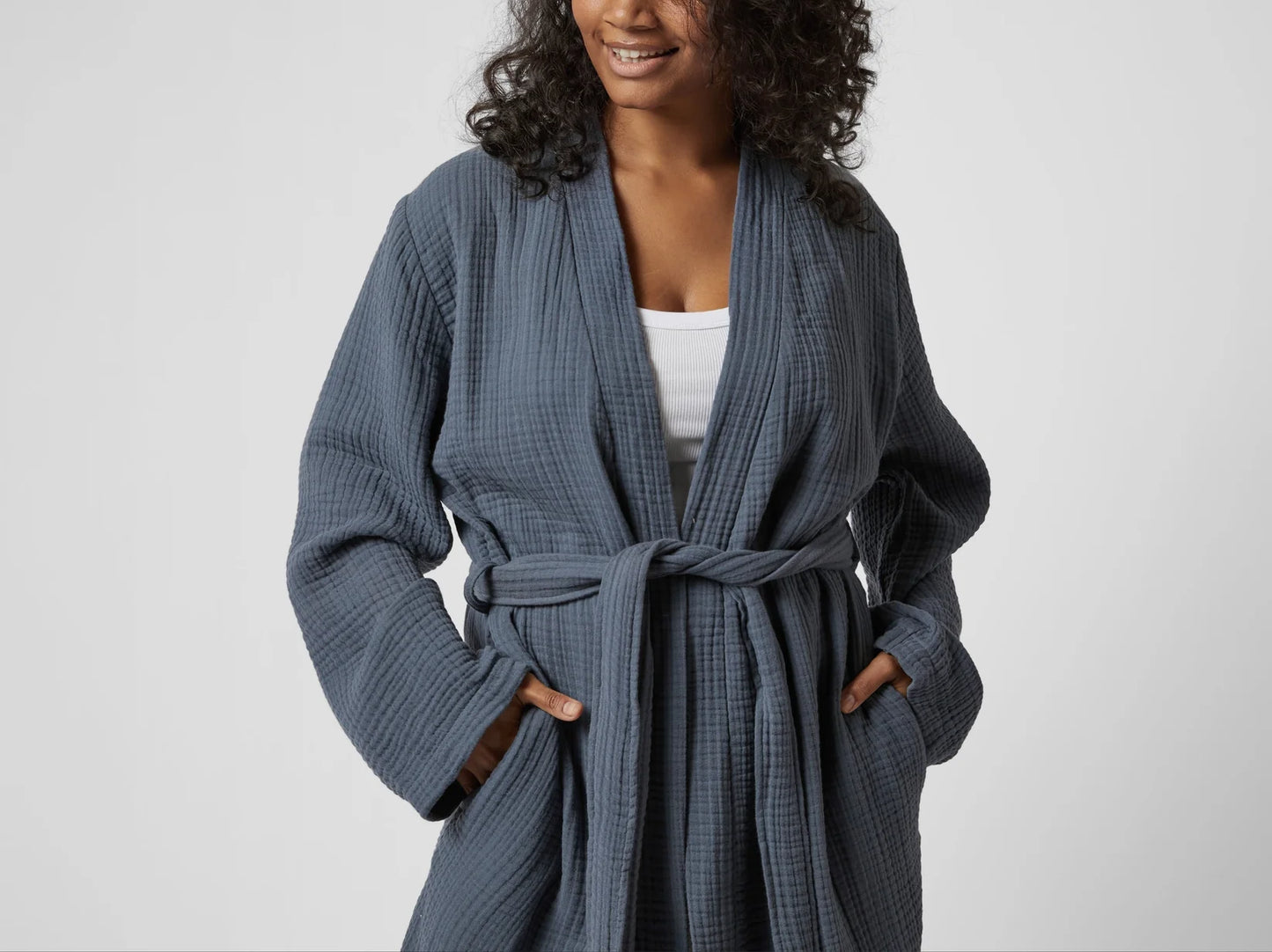 Dusk Cloud Cotton Robe
