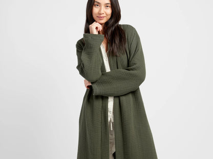 Evergreen Cloud Cotton Robe