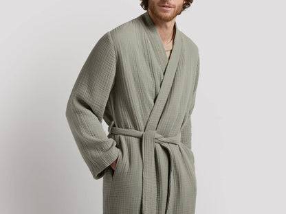 Moss Cloud Cotton Robe