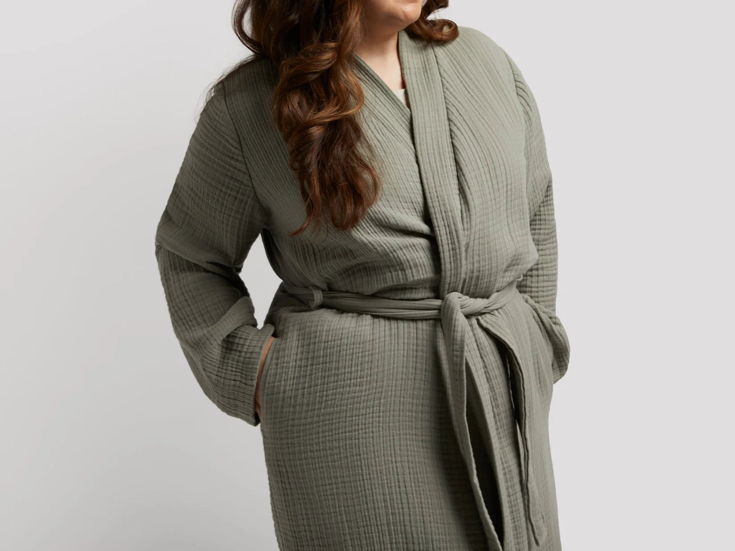 Moss Cloud Cotton Robe