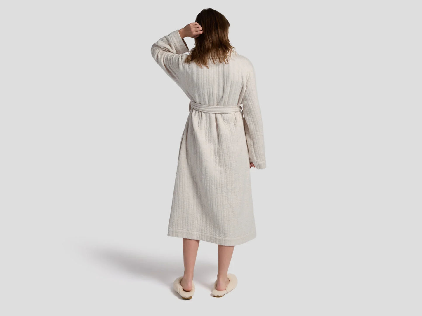 Natural Cozy Knit Robe