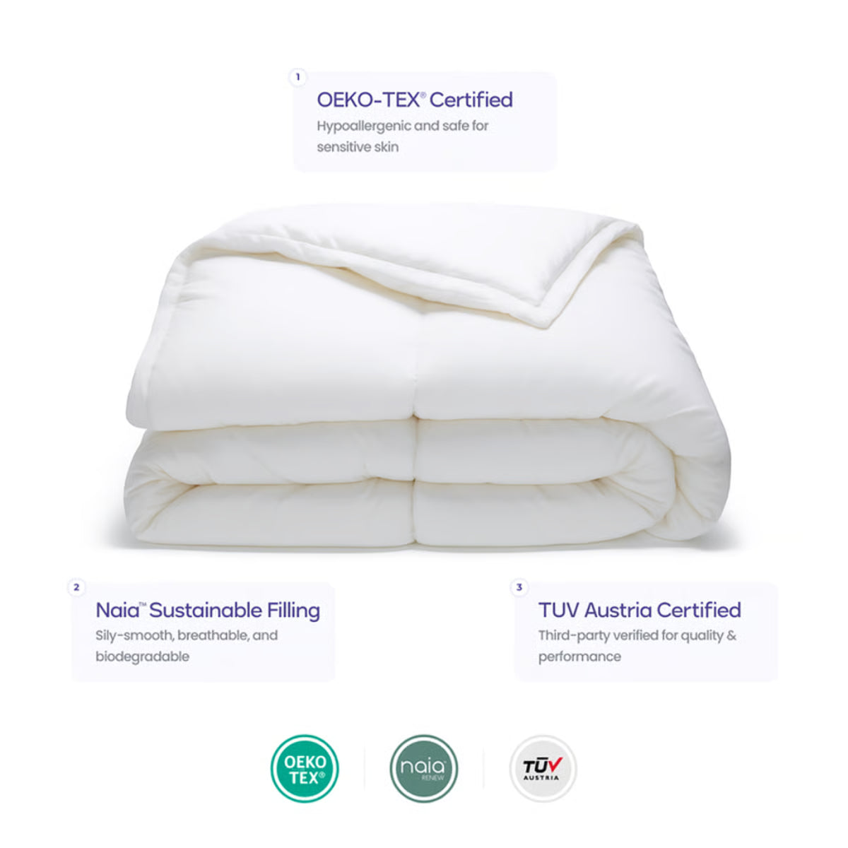 Temperature Control Dual-Layer Comforter