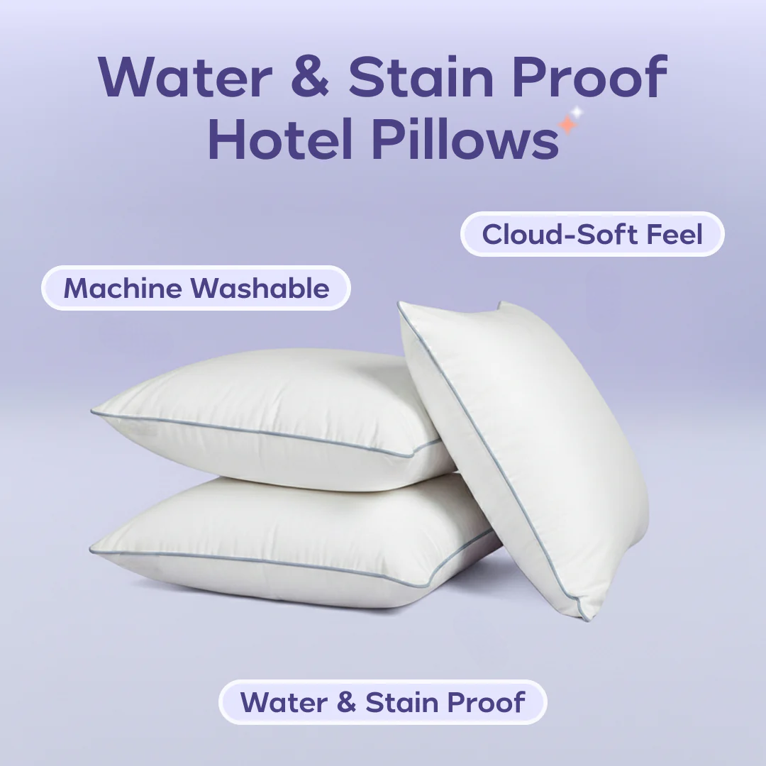 Waterproof & Stain-Resistant Hotel Pillow