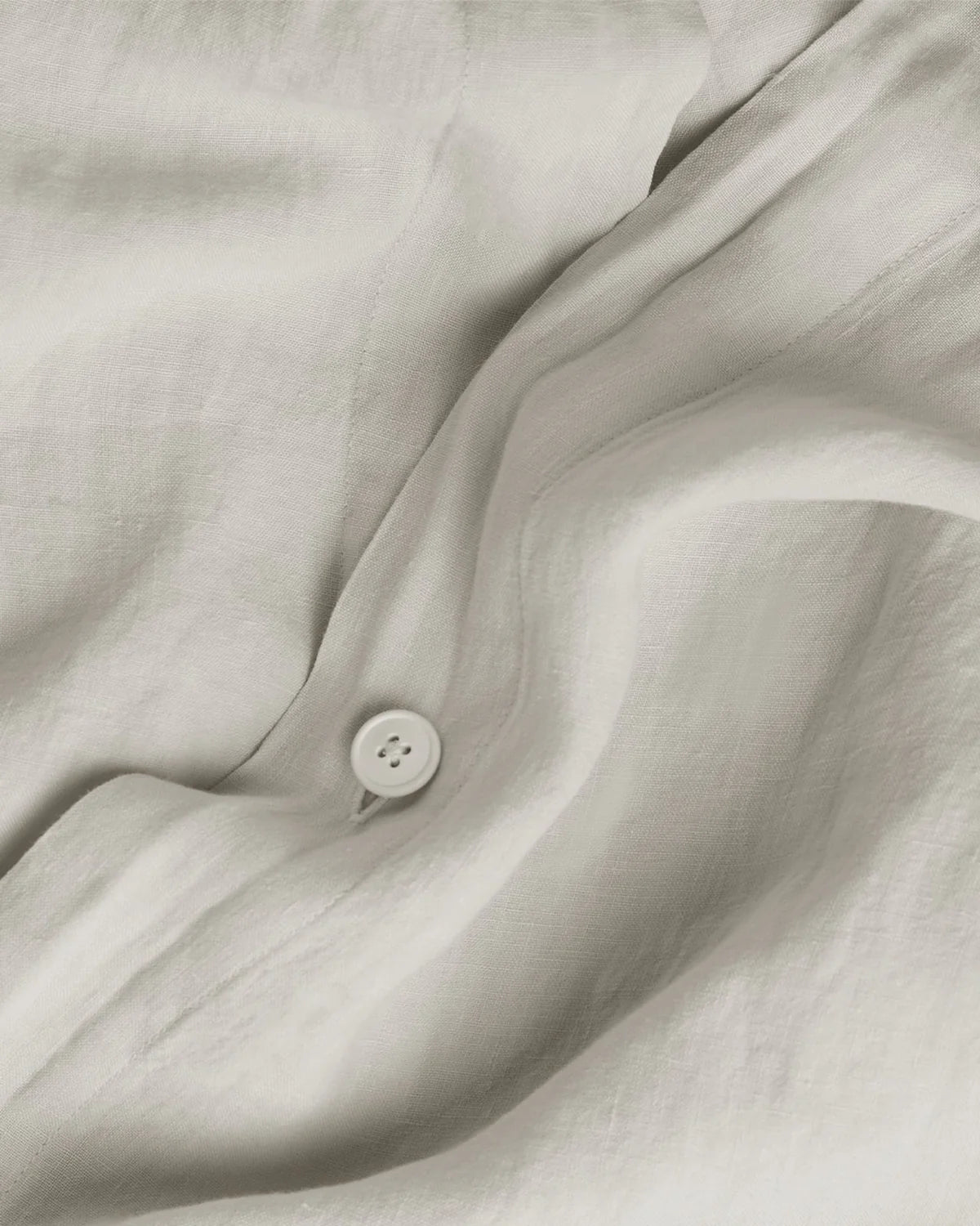 Bone Linen Duvet Cover