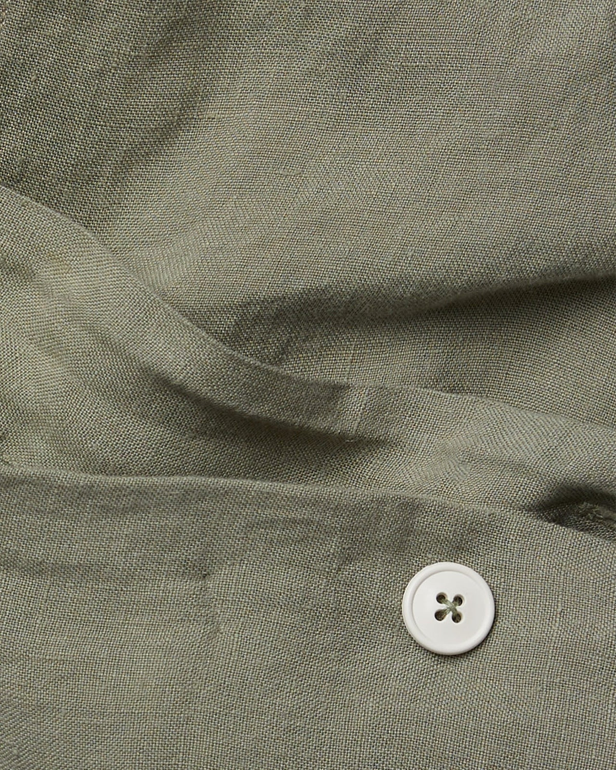 Moss Linen Duvet Cover