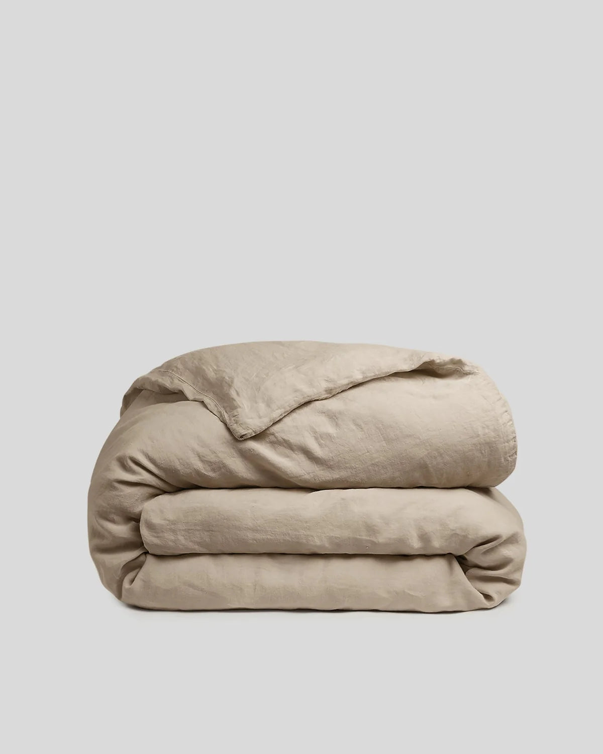 Toast Linen Duvet Cover