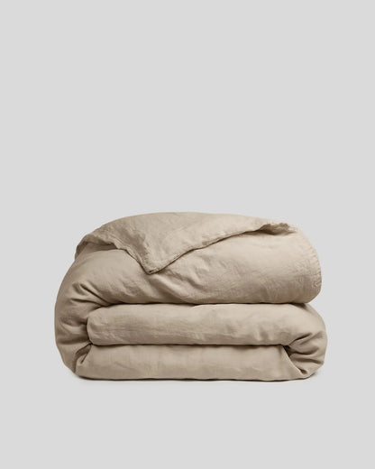Toast Linen Duvet Cover