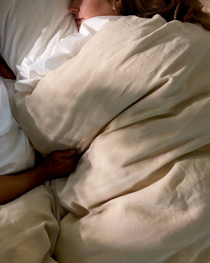 Toast Linen Duvet Cover