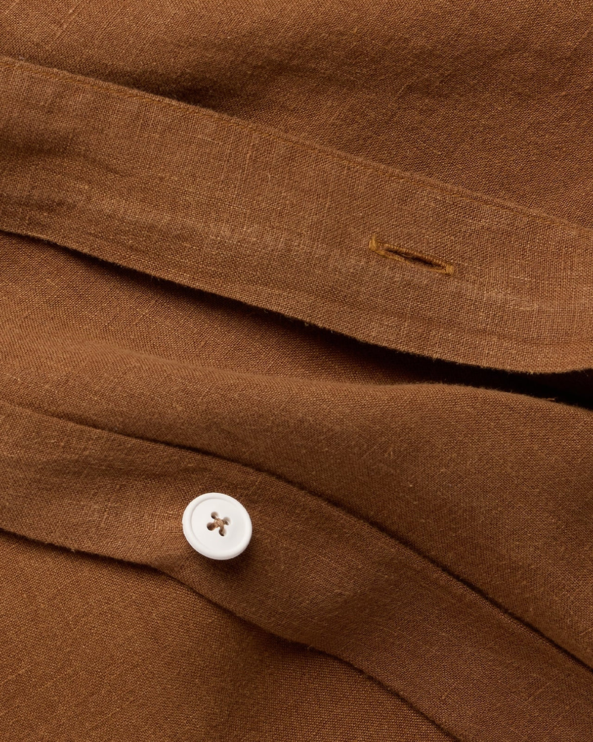 Tobacco Linen Duvet Cover