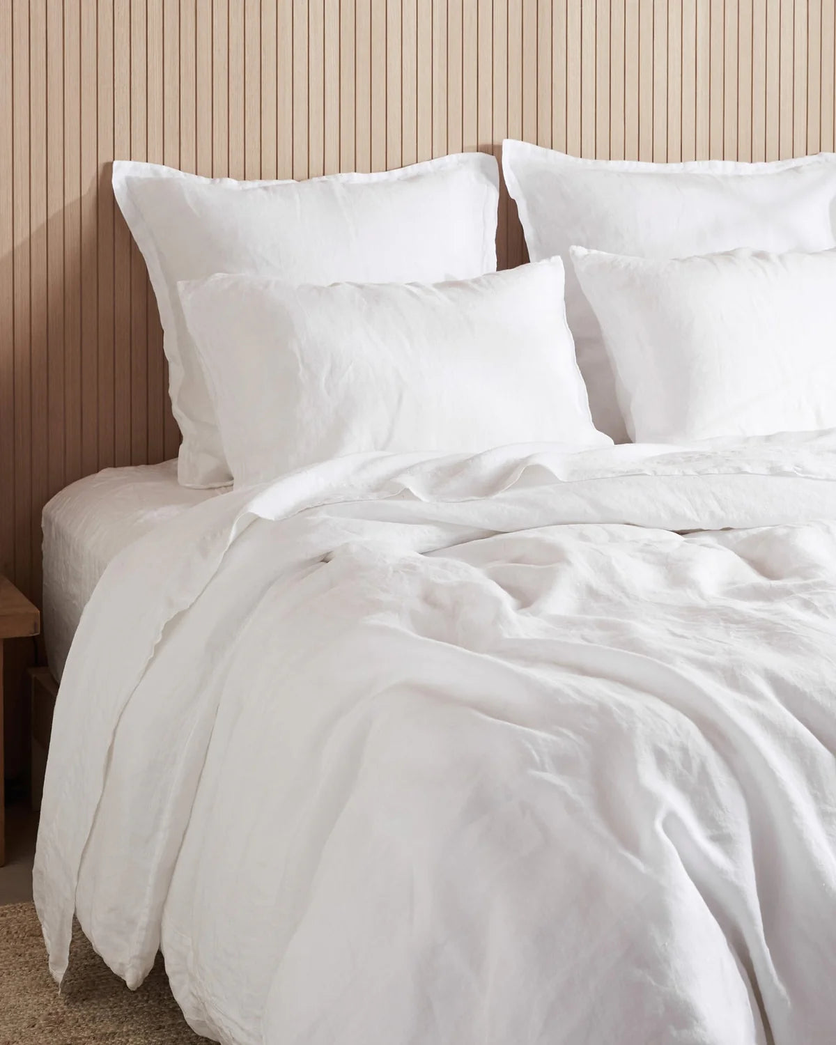 White Linen Duvet Cover