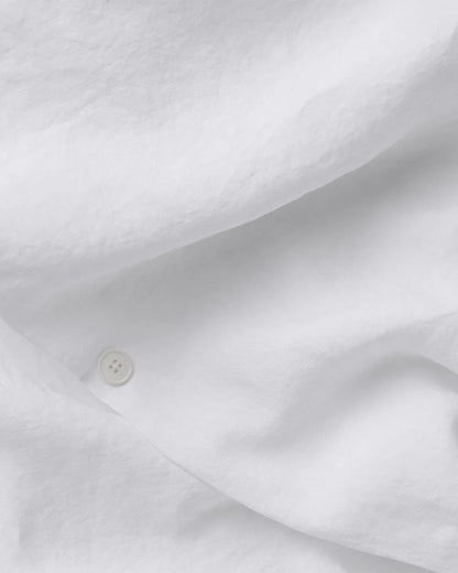 White Linen Duvet Cover