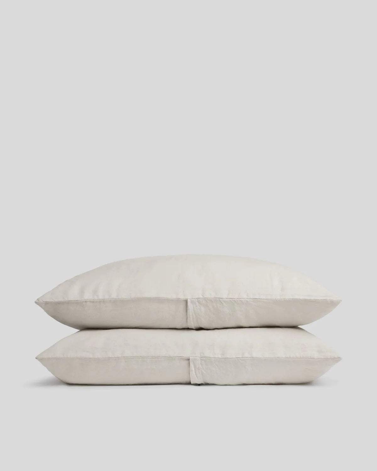 Bone Linen Pillowcase Set