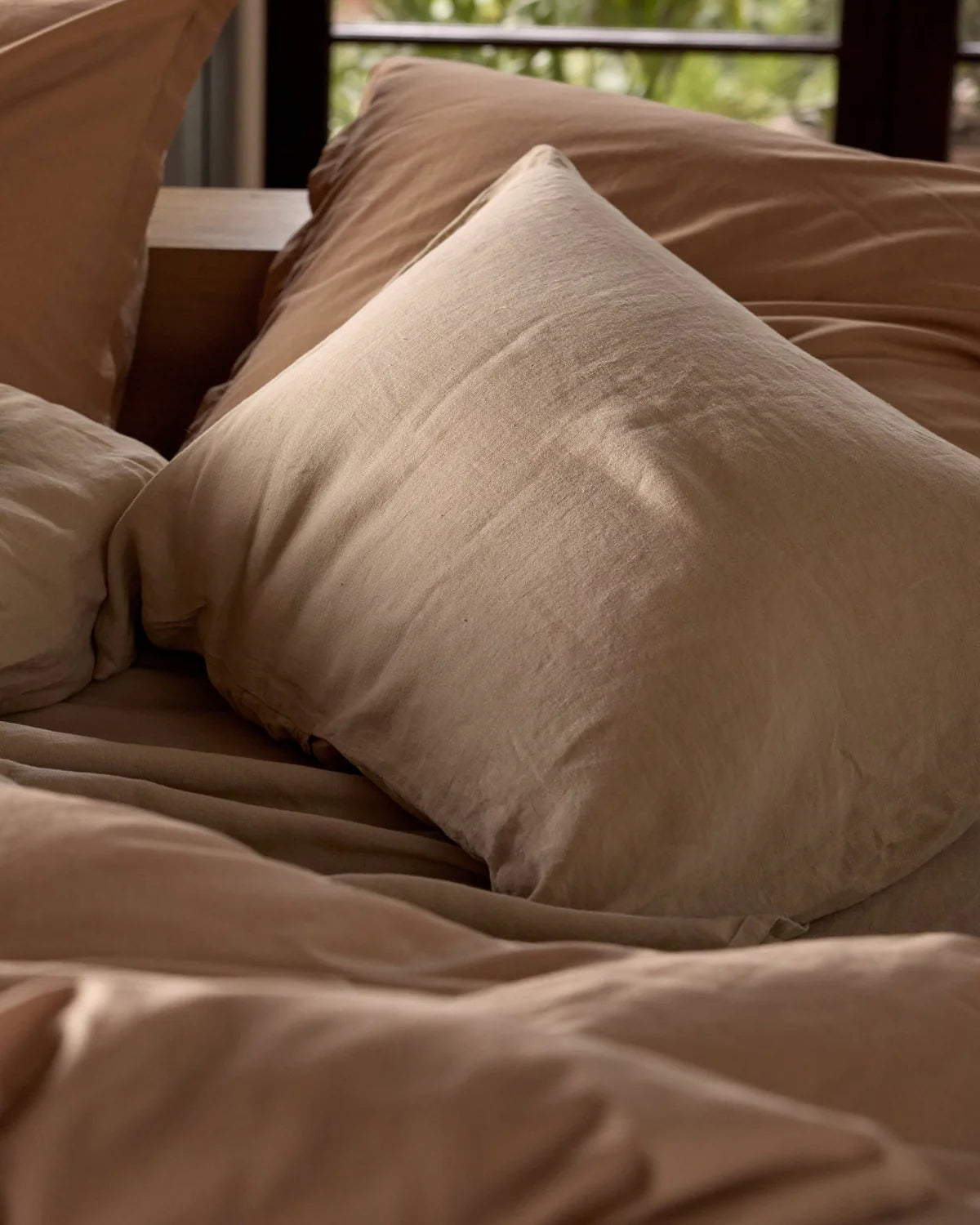 Toast Linen Pillowcase Set