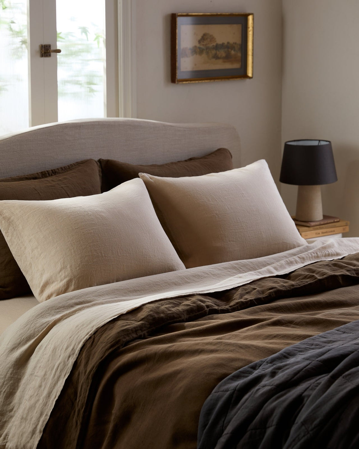 Toast Linen Pillowcase Set