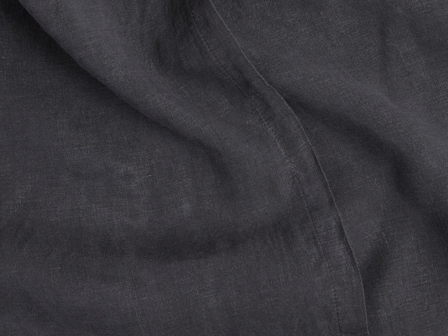 Coal Linen Pillowcase Set