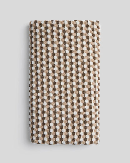 Ash & Toast Organic Cotton Mosaic Towels