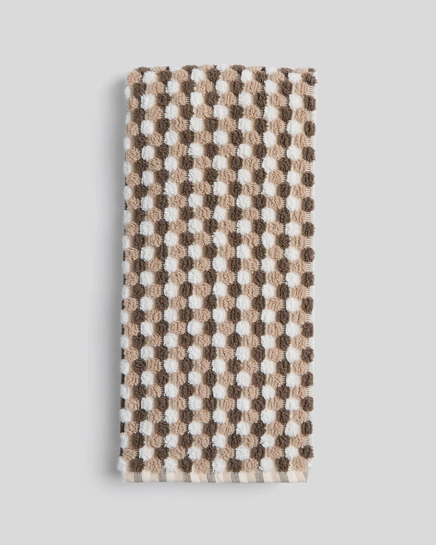 Ash & Toast Organic Cotton Mosaic Towels