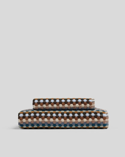 Multi Organic Cotton Mosaic Towels