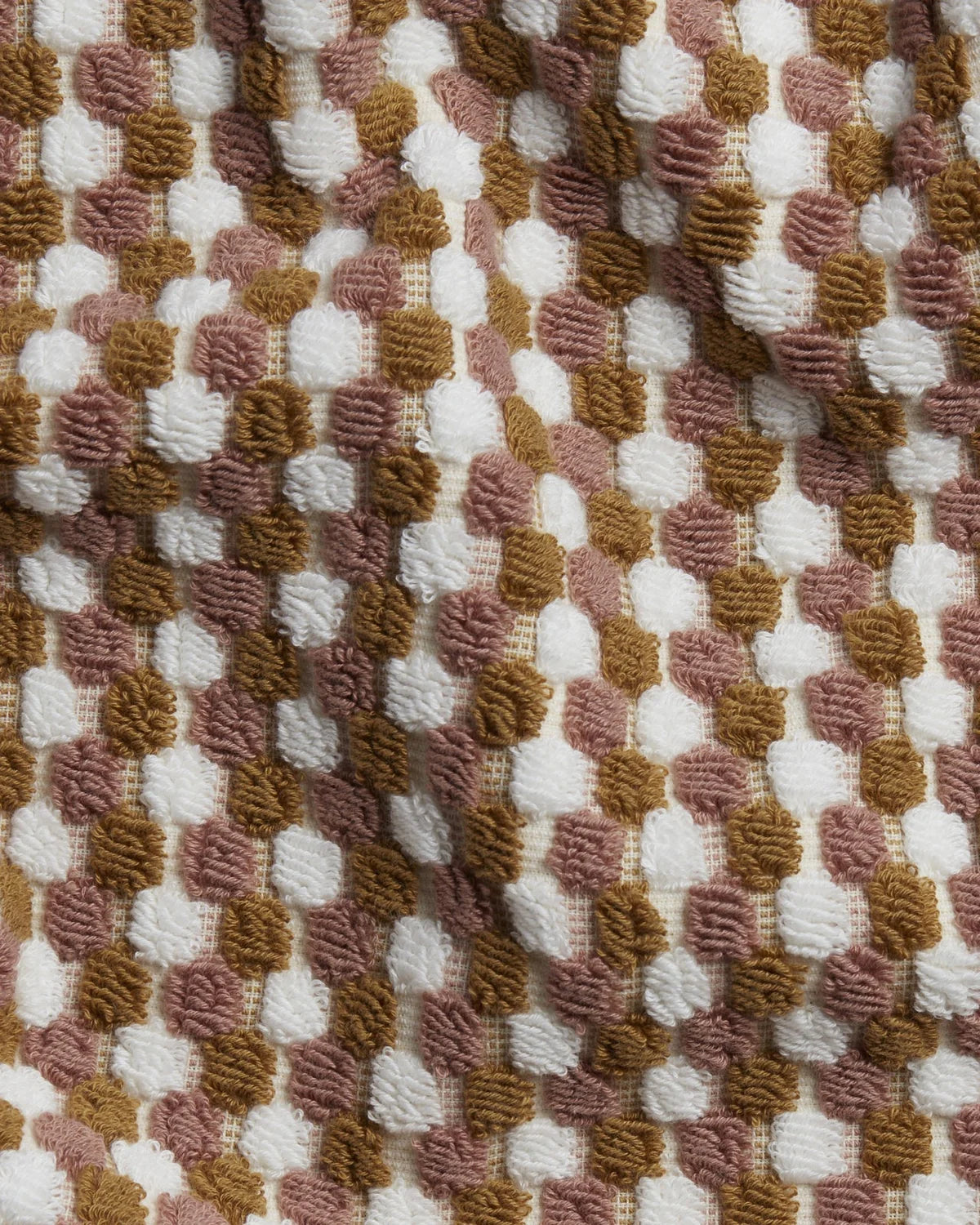 Ochre & Clay Organic Cotton Mosaic Towels