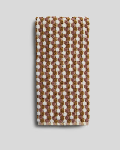 Ochre & Clay Organic Cotton Mosaic Towels
