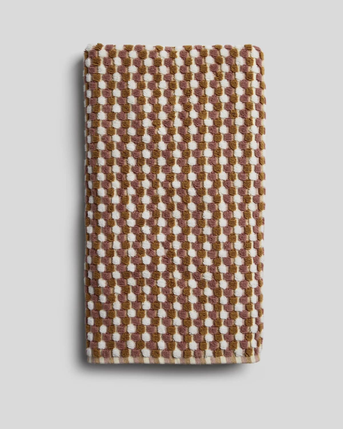 Ochre & Clay Organic Cotton Mosaic Towels