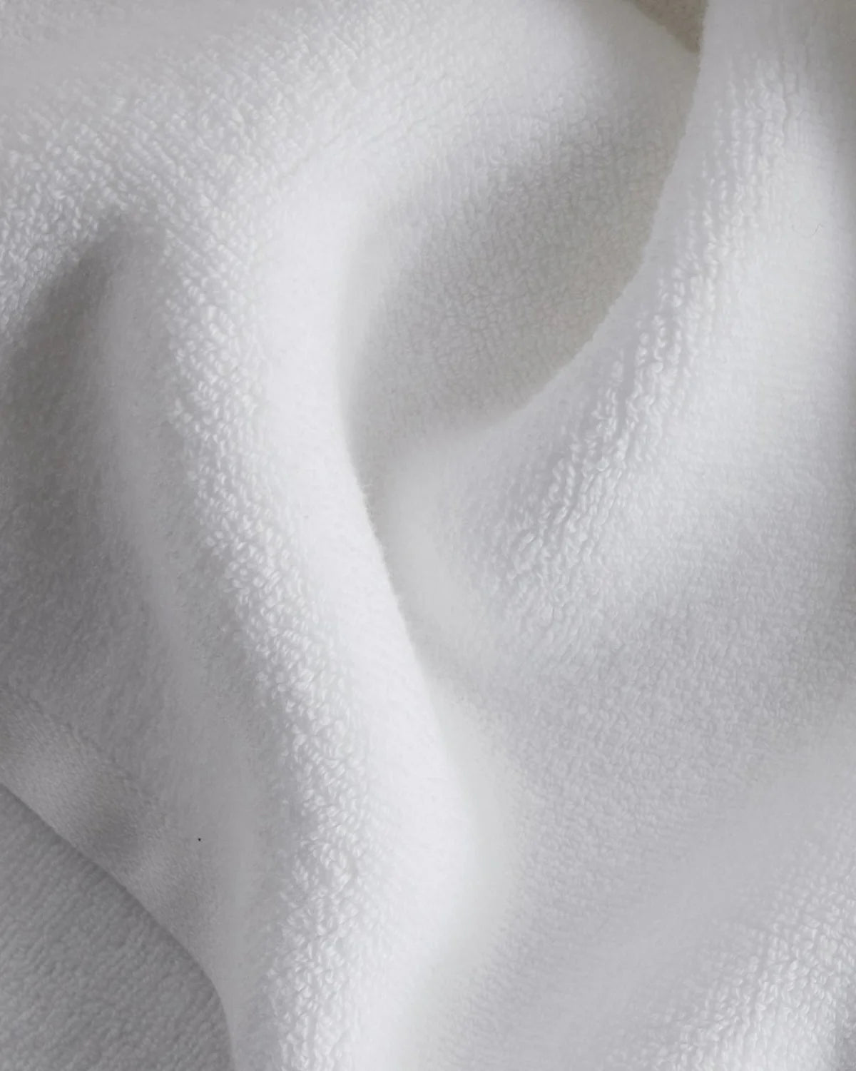 White Organic Plush Towels